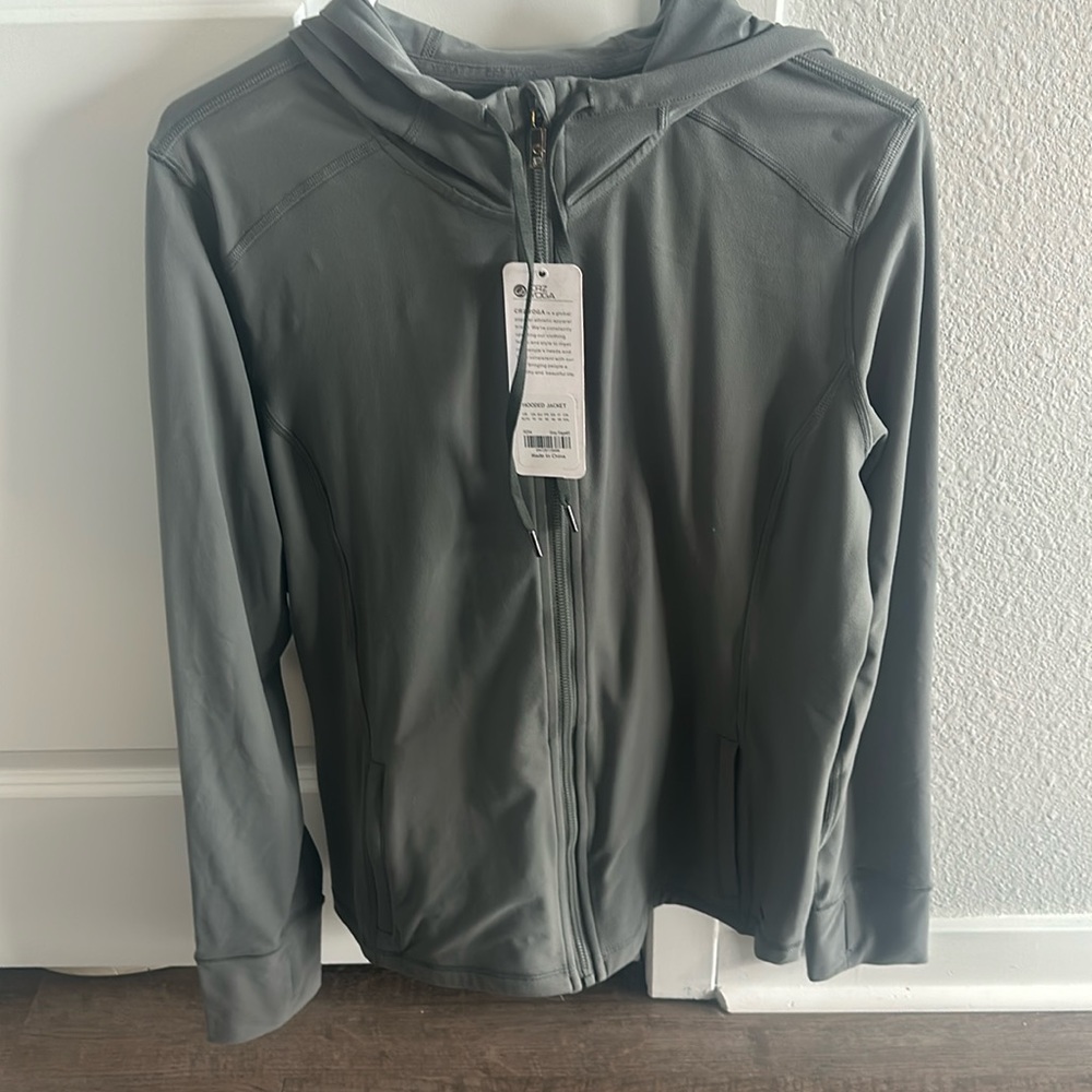 CRZ yoga hooded jacket